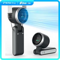 LBEUS Portable Handheld Turbo Fan,5 Gear Wind,with Digital Display,4000mAh Battery Operated,Up to 10 Working Hours,vortex fan...