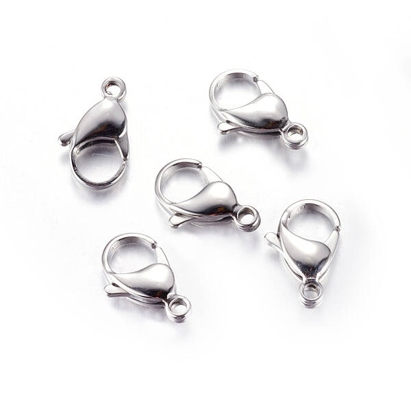 Tarnish Resistant 304 Stainless Steel Lobster Claw Clasps