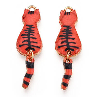 Painted Alloy Pendants