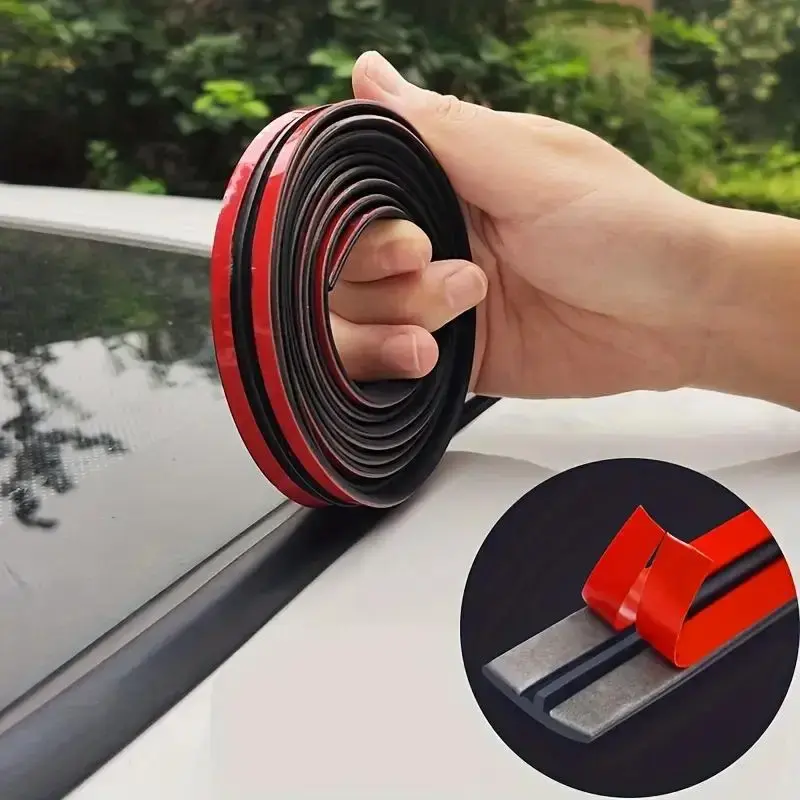 Car Windshield Rubber Seal, Car Windshield Seal Strip, Universal Car Window Seal, Car Exterior Accessories for Car Roof Winds...