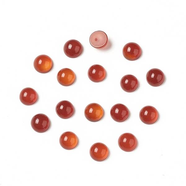 Natural Red Agate Cabochons