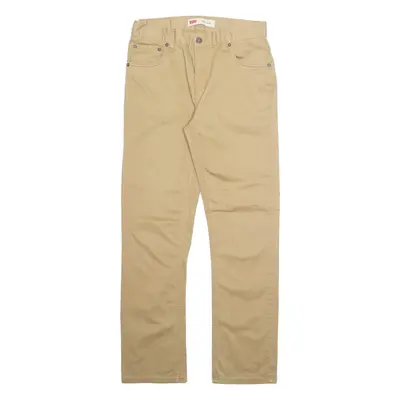 LEVI'S 511 Boys Trousers Beige Regular Tapered W29 L29