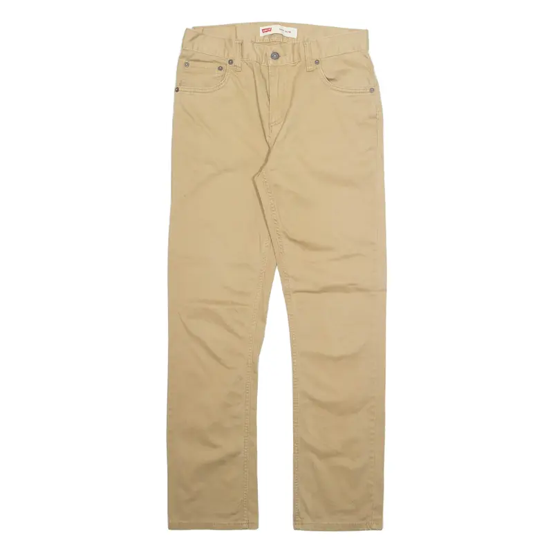 LEVI'S 511 Boys Trousers Beige Regular Tapered W29 L29