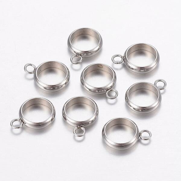 Tarnish Resistant 201 Stainless Steel Tube Bails