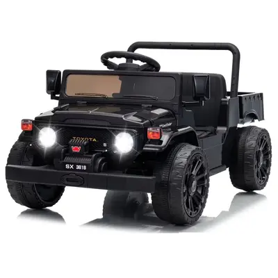 Garvee Licensed Toyota 12V 4WD Kids Electric Ride-On Pickup Truck – Battery Powered, Remote Control, wireless, LED Lights, ...