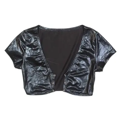COTTELLI COLLECTION Womens Corset Black V-Neck S