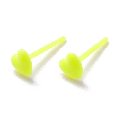Eco-Friendly Plastic Stud Earrings