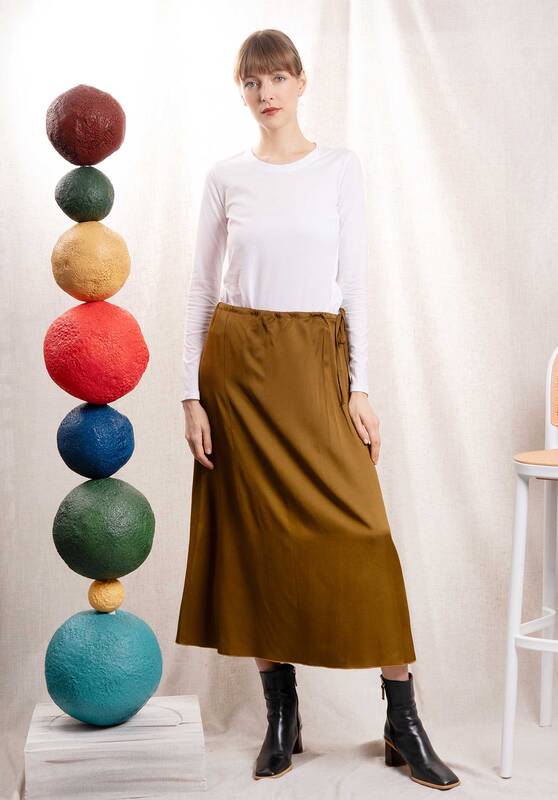 Skirt 232-1181 24324 370-Oil | Color: 370 OIL | Size: IT-42