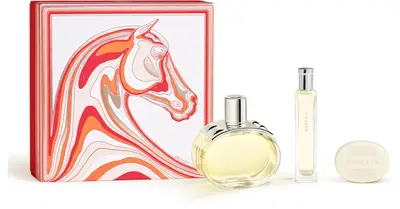 HERMÈS Barénia Eau de Parfum gift box for women Eau de Toilette 50 ml + Eau de Toilette 15 ml + perfumed soap 25 g