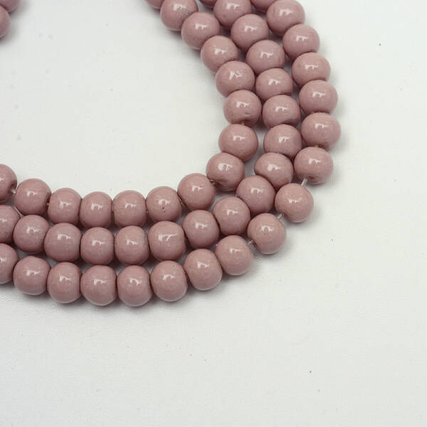 Painted Glass Beads Strands