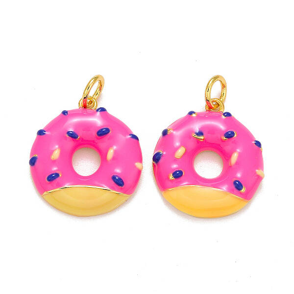 Brass Enamel Pendants