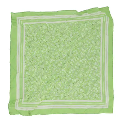 Unbranded Floral Scarf - No Size Green Polyester