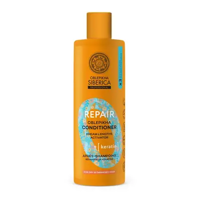 Natura Siberica Balsamo riparatore alla cheratina per capelli secchi 400 ml