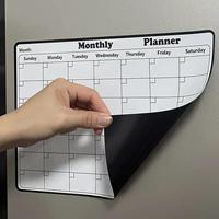 Magnetic Fridge Calendar, Magnetic Fridge Whiteboard Calendar, Easy to Clean Monthly Planner for Fridge, Kitchen Decoration, ...