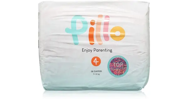 Pillo Premium Maxi size 4 disposable diaper 9-12 kg 38 pieces