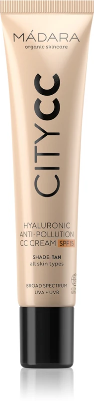 Madara City Cc Cream Anti-pollution Hyaluronic Spf15 Tan 40ml
