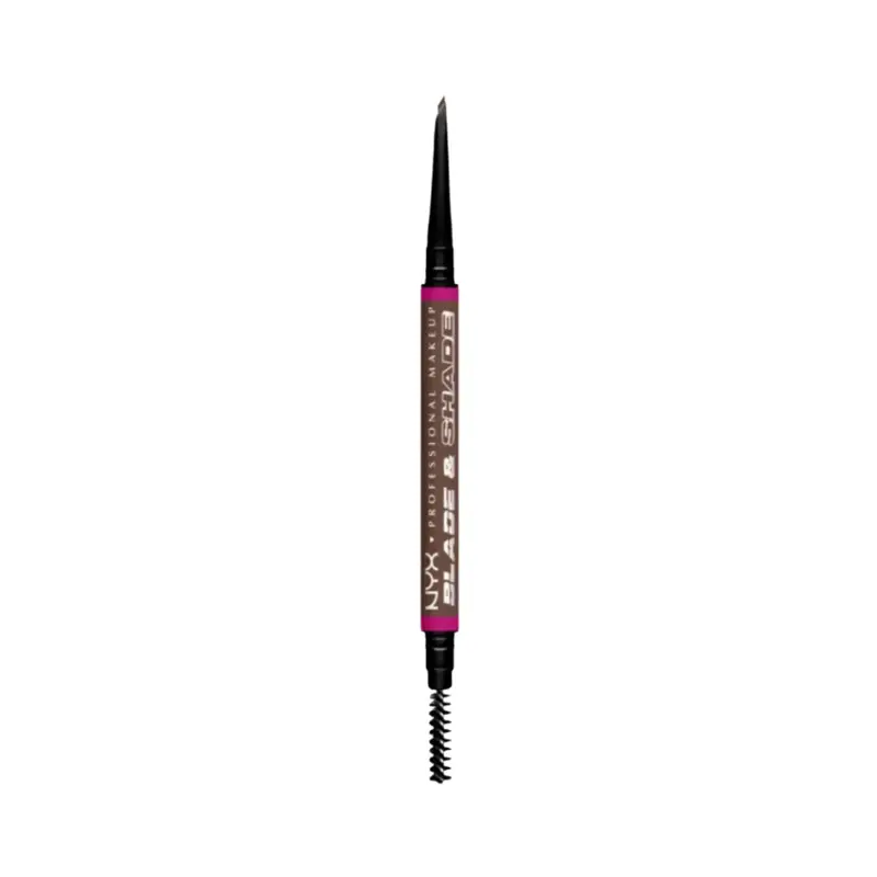 NYX Professional Makeup Blade & Shade eyebrow pencil with brush color 09 Brunette 0.06 g