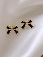 Cute Bow Decor Stud Earrings for Women, Gifts for Her, Minimalist Elegant Stud Earrings, Fashionable Ear Jewelry, Elegant All...