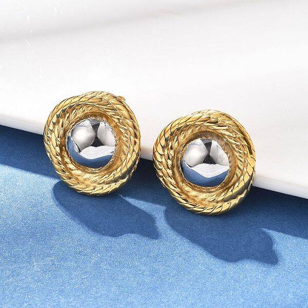 304 Stainless Steel Stud Earrings