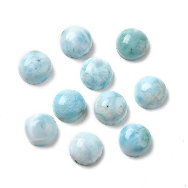 Natural Larimar Cabochons