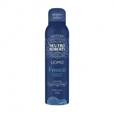 Neutro Roberts Essenza Marina refreshing deodorant spray with 48-hour effect for men 150 ml