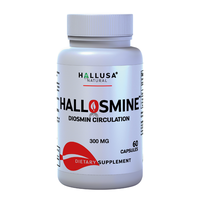 Hallosmine 300 mg- Diosmin circulation support- Supplement 60 capsules- Non-GMO Vegan & Gluten Free HALLUSA NATURAL