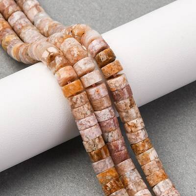 Natural Cherry Blossom Agate Beads Strands