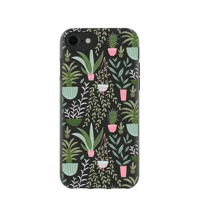 Black Indoor Garden iPhone 6/6s/7/8/SE Case