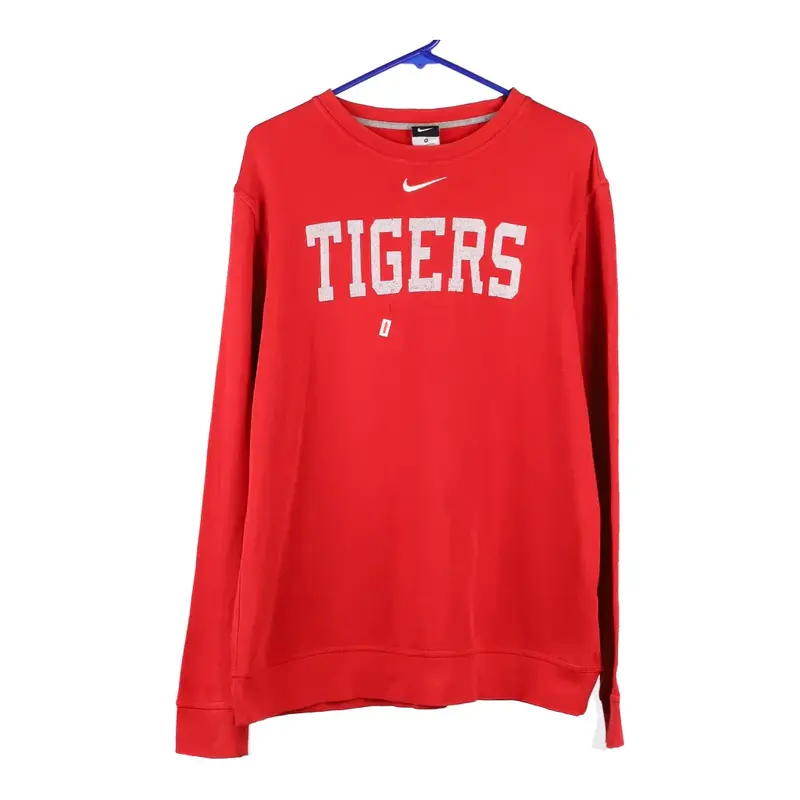 Tigers Nike Sweatshirt - Medium Red Cotton Blend