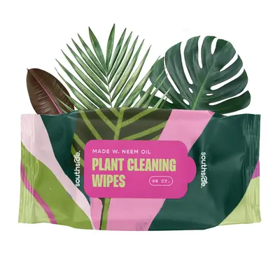 Southside Plants Neem Oil-Infused Plant Cleaning Wipes - Extra-Thick 5.5 x 7.25in Wipes for Indoor & Outdoor Plants, Clean & ...