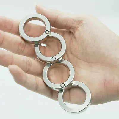 Folding Finger Ring Finger folding decompression toyAnxiety Relief Stress Reducing Finger Ring Couple gifts A gift for someon...