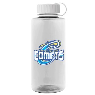 100 Custom The Mountaineer - 36 oz Tritan bottle with Tethered lid ...