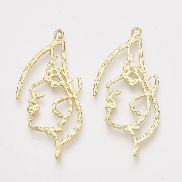 Alloy Open Back Bezel Pendants