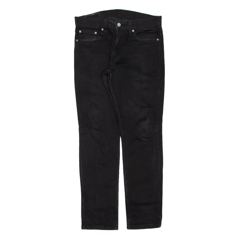 LEVI'S 511 Jeans Mens Black Slim Straight W32 L32