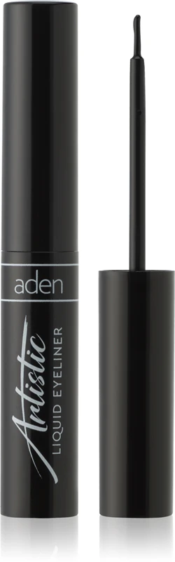 Aden Cosmetics Artistic Liquid Eyeliner Color 01 Black 3.5 ml