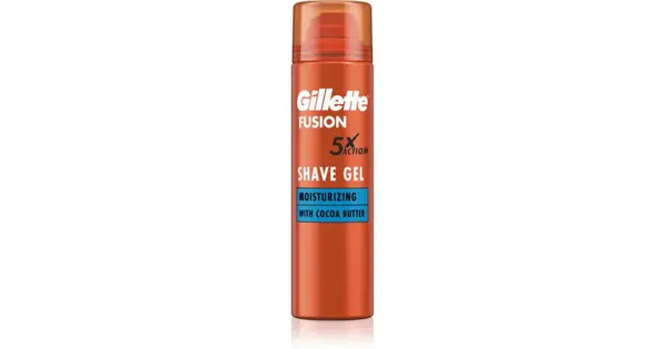 Gillette Fusion5 Cocoa Butter Shaving Gel For Men 200ml