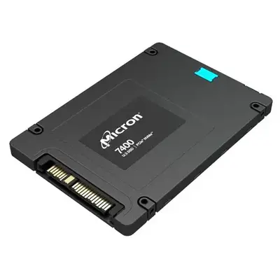 MTFDKCB7T6TDZ1AZ1ZAB Micron 7400 PRO Series 7.68TB Triple-Level Cell PCI Express NVMe 4.0 x4 3D NAND U.3 Solid State Drive