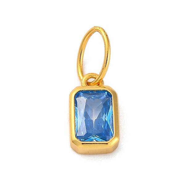 925 Sterling Silver Cubic Zirconia Charms