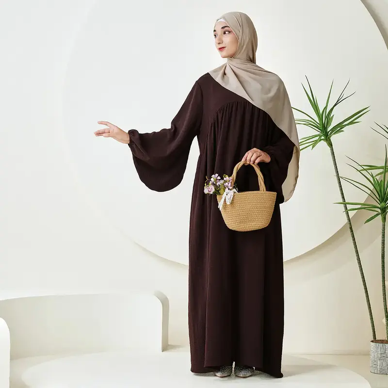 Reversible Abaya Daily Wear Made With Crepe Fabric (NCA004) Modest Muslim Outfits For Muslim