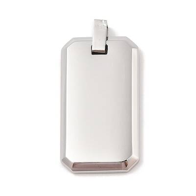 Anti-Tarnish 304 Stainless Steel Stamping Blank Tag Pendants