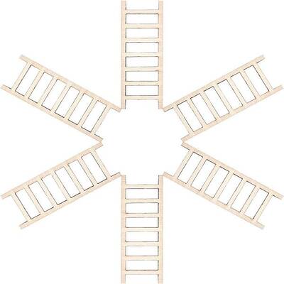 Ladder Unfinished Wooden Ornaments