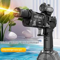 Electric Water Blaster with LED Lights, Water Blater Shooter Powerful Squirt Water Pistol  Kids/Aldults, Long Range Shoot Rea...