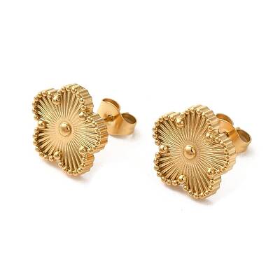Ion Plating(IP) 304 Stainless Steel Stud Earrings