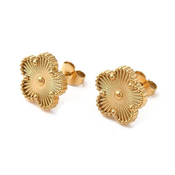 Ion Plating(IP) 304 Stainless Steel Stud Earrings