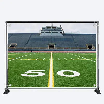 Football Field Lines Real Shot Scene Sport Backdrop - Aperturee