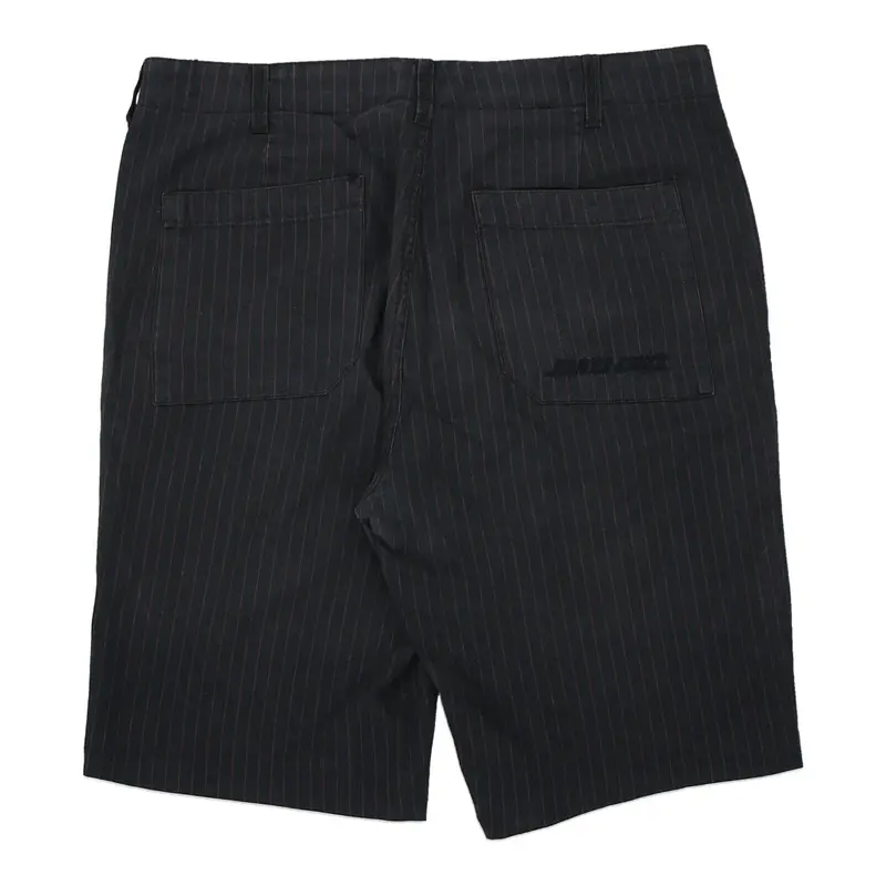 Santa Cruz Striped Shorts - 34W 11L Navy Cotton