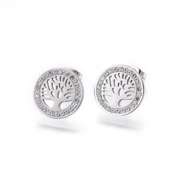 304 Stainless Steel Stud Earrings