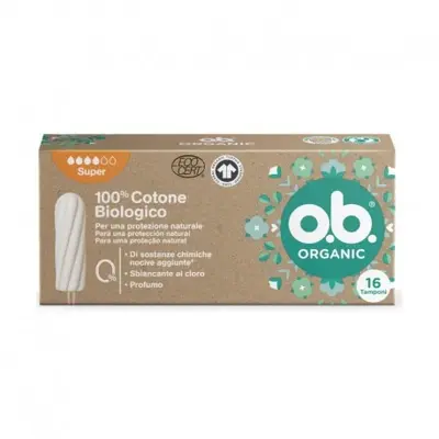 O.B. Organic Super 16 Pcs 100% Organic Cotton