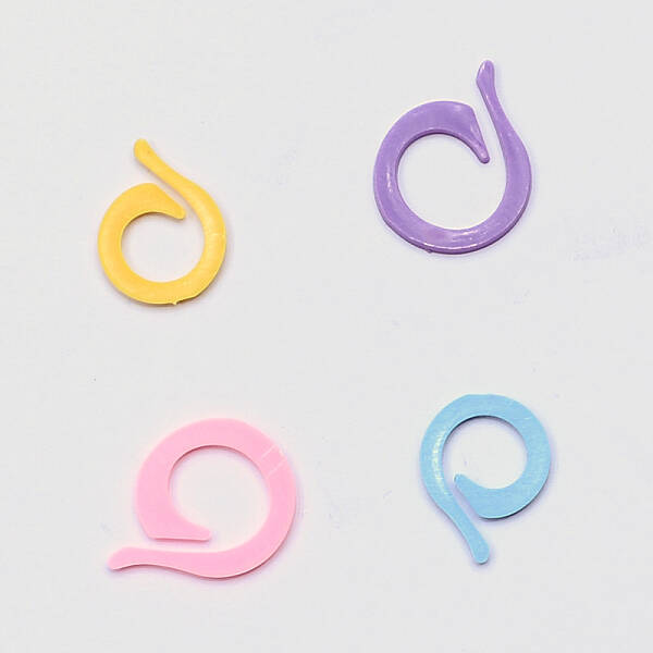 Plastic Knitting Crochet Locking Stitch Markers Holder