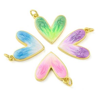Brass Enamel Pendants